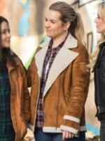 Supernatural Donna Hanscum Brown Suede Jacket