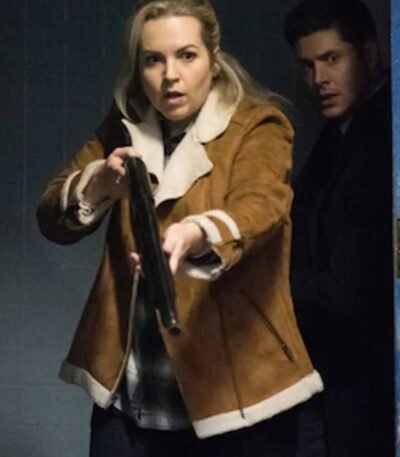 Supernatural Donna Hanscum Brown Suede Jacket