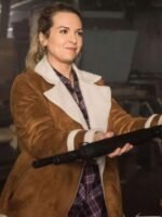 Supernatural Donna Hanscum Brown Suede Jacket