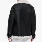 Susan Black Biker Leather Designer Jacket