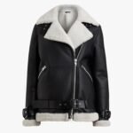 Susan Black Biker Leather Designer Jacket