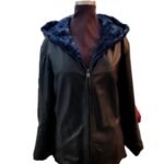 Swakara Lamb Womens Jacket With Fur Hood
