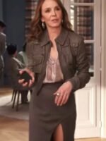 Sylvie Grateau Emily in Paris S04 Leather Jacket