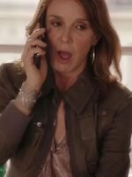 Sylvie Grateau Emily in Paris S04 Leather Jacket