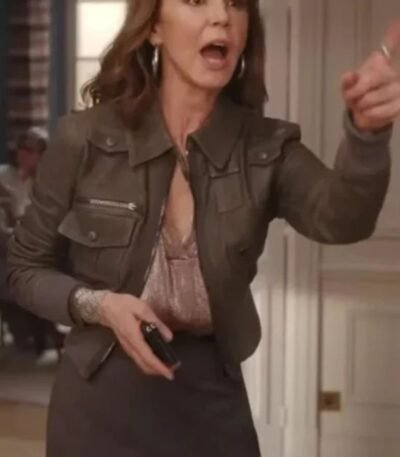 Sylvie Grateau Emily in Paris S04 Leather Jacket