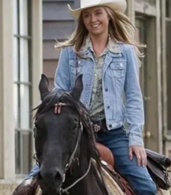 TV Series Heartland Amber Marshall Blue Jacket