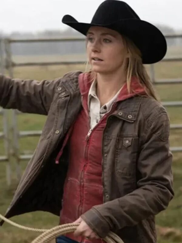 TV Series Heartland Amber Marshall Brown Jacket