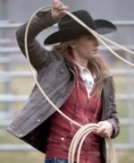 TV Series Heartland Amber Marshall Brown Jacket