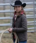 TV Series Heartland Amber Marshall Brown Jacket