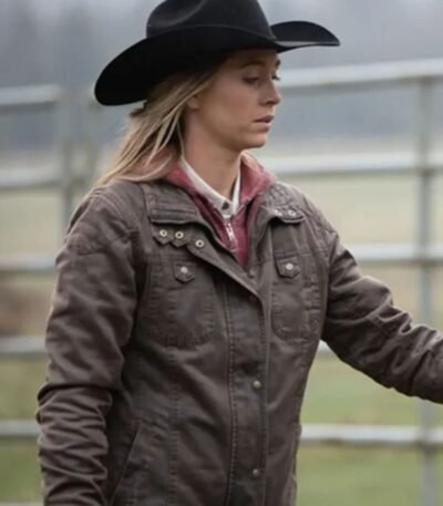 TV Series Heartland Amber Marshall Brown Jacket