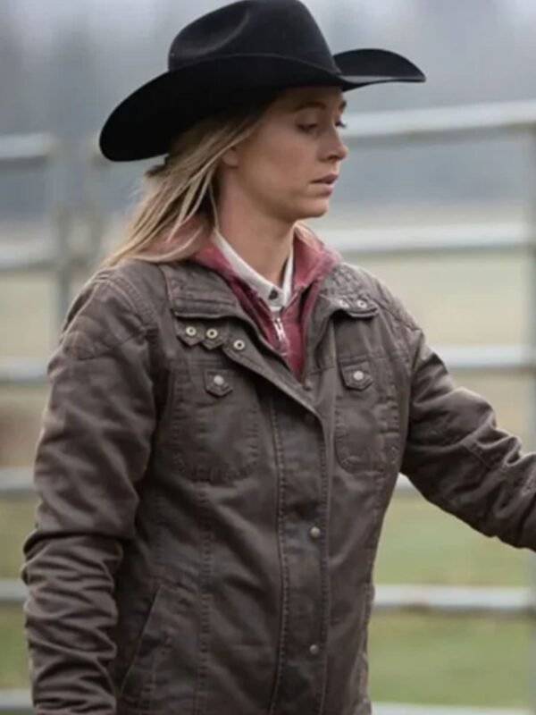 TV Series Heartland Amber Marshall Brown Jacket