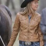 TV Series Heartland Amber Marshall Brown Leather Jacket