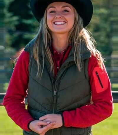 TV Series Heartland Amber Marshall Green Vest
