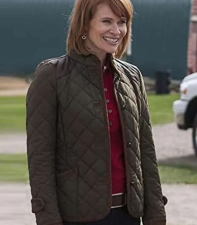 TV Series Heartland Lisa Ryder Green Jacket