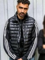 TV Series Snabba Cash Salim Black Puffer Vest