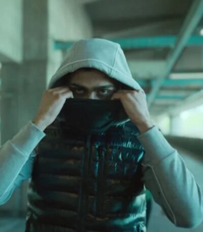 TV Series Snabba Cash Salim Black Puffer Vest