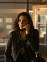 Tainá Müller Good Morning Verônica Leather Jacket