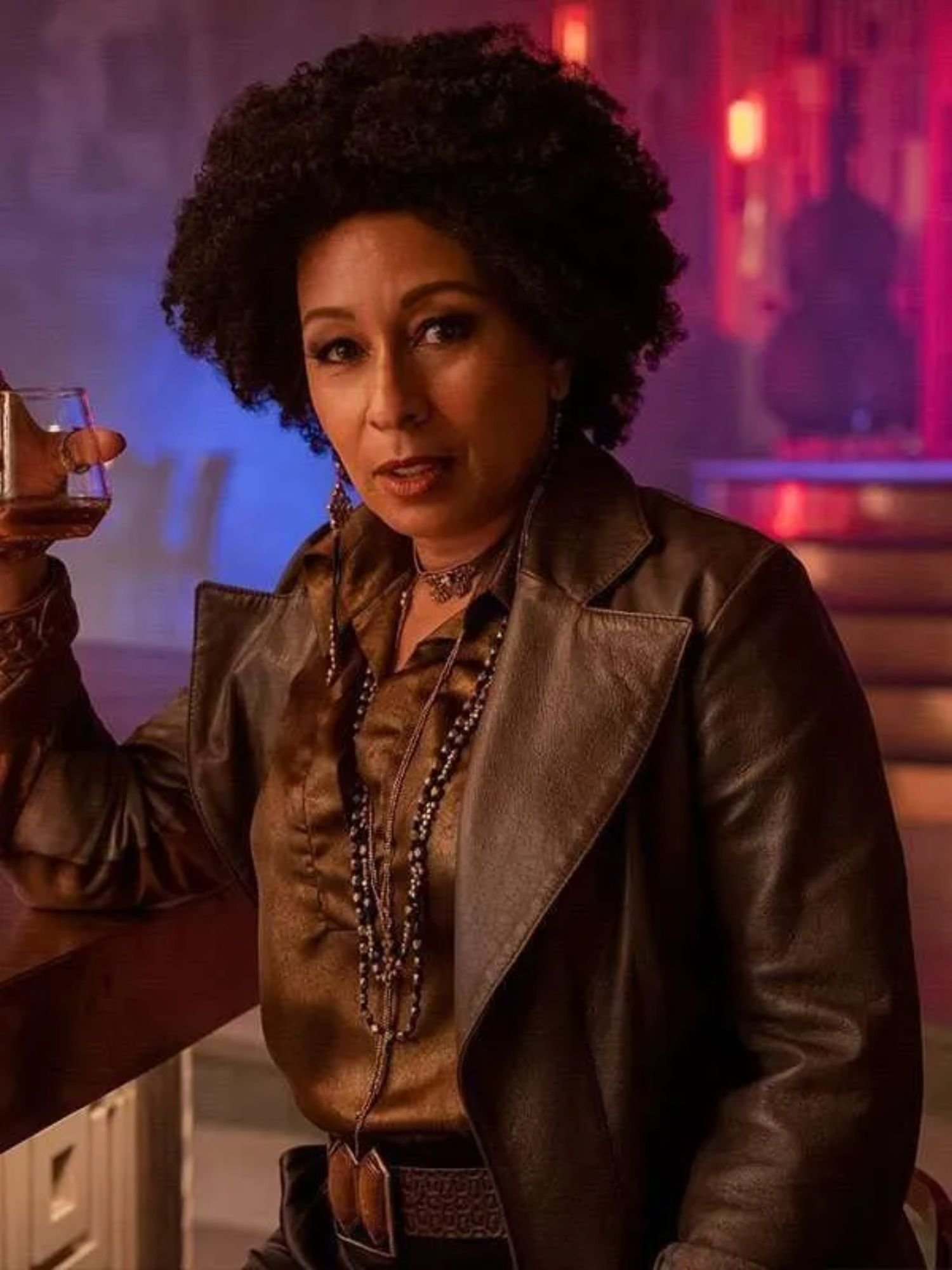 Tamara Tunie Tv Series Cowboy Bebop Brown Trench Coat Tamara Tunie Tv Series Cowboy Bebop Brown Trench Coat