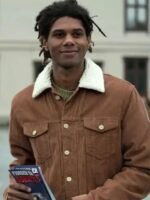 Tani Dibasey Ragnarok Brown Suede Leather Jacket