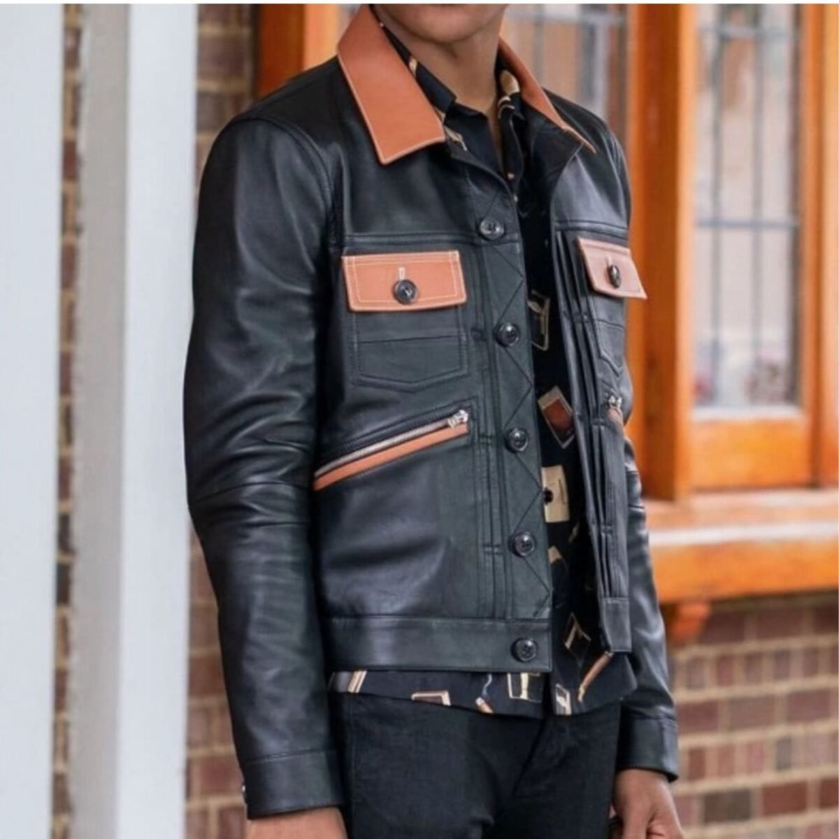 Tariq St Patrick Power Book II Ghost Leather Jacket