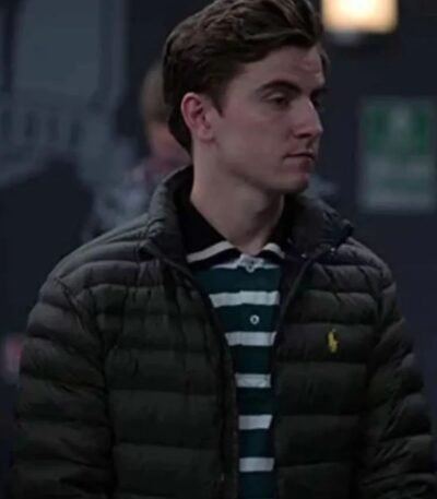 Ted Lasso Colin Hughes Quilted Parachute Puffer Jacket