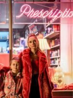 Ted Lasso Juno Temple Long Red Fur Coat