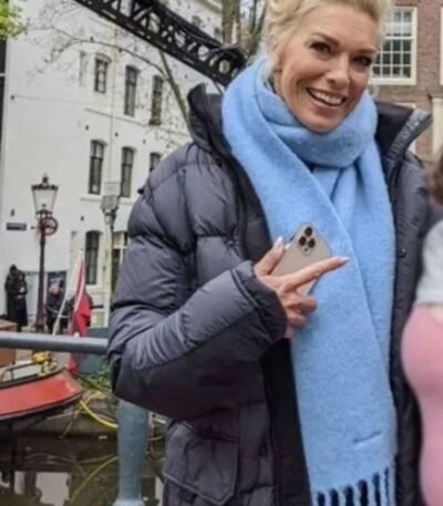 Ted Lasso Rebecca Welton Gray Puffer Coat