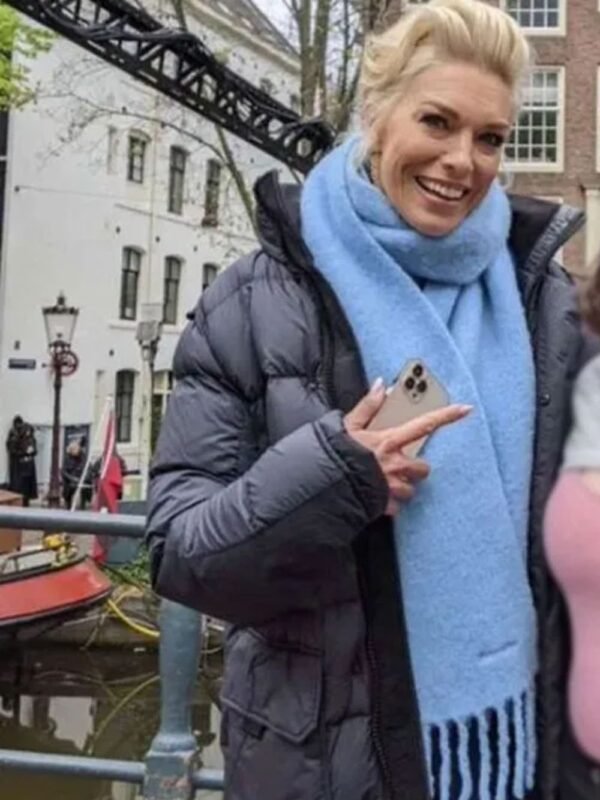 Ted Lasso Rebecca Welton Gray Puffer Coat