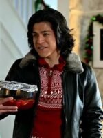 Ted Lasso S02 Dani Rojas Sherling Fur Collar Leather Jacket