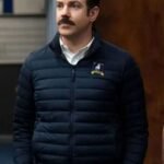 Ted Lasso S02 Jason Sudeikis Navy Blue Parachute Puffer Jacket