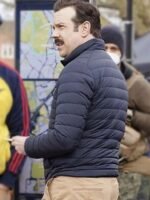 Ted Lasso S02 Jason Sudeikis Navy Blue Parachute Puffer Jacket
