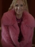 Ted Lasso S03 Keeley Jones Pink Feather Jacket