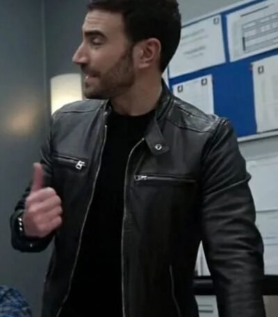 Ted Lasso S03 Roy Kent Biker Leather Jacket