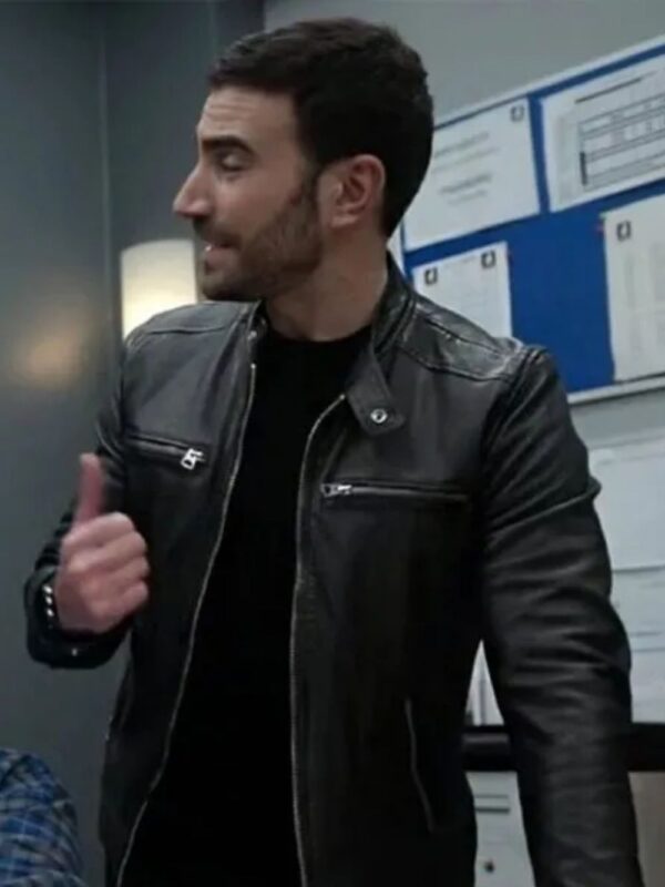 Ted Lasso S03 Roy Kent Biker Leather Jacket