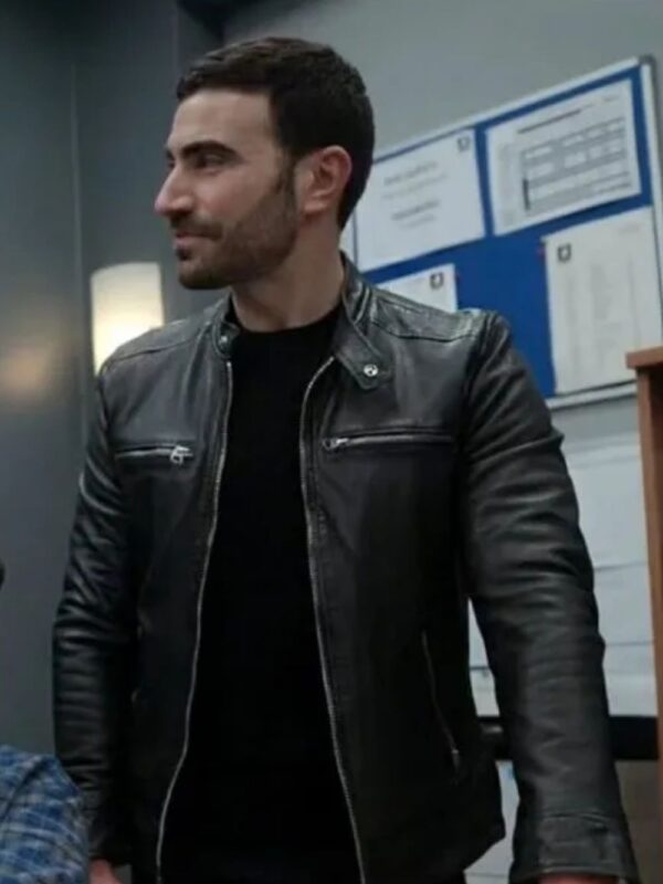 Ted Lasso S03 Roy Kent Biker Leather Jacket