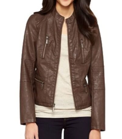 Teen Wolf Hayden Romero Brown Leather Jacket