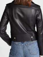Teen Wolf Meagan Tandy Black Biker Leather Jacket