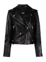 Teen Wolf Meagan Tandy Black Biker Leather Jacket