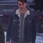 Tell Me Why Tyler Ronan Shearling Fur Denim Jacket