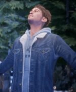 Tell Me Why Tyler Ronan Shearling Fur Denim Jacket