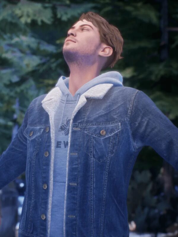 Tell Me Why Tyler Ronan Shearling Fur Denim Jacket