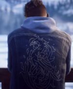 Tell Me Why Tyler Ronan Shearling Fur Denim Jacket