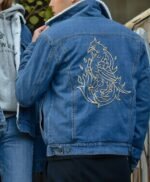 Tell Me Why Tyler Ronan Shearling Fur Denim Jacket