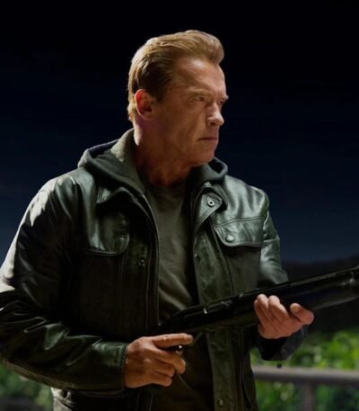 Terminator Genisys Arnold Schwarzenegger Motorcycle Jacket
