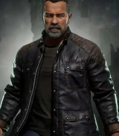 Terminator T-800 Mortal Kombat 11 Leather Jacket