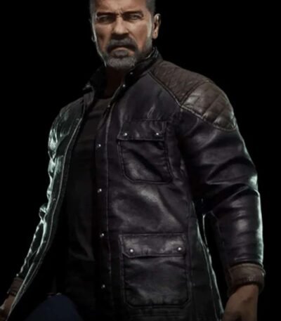 Terminator T-800 Mortal Kombat 11 Leather Jacket