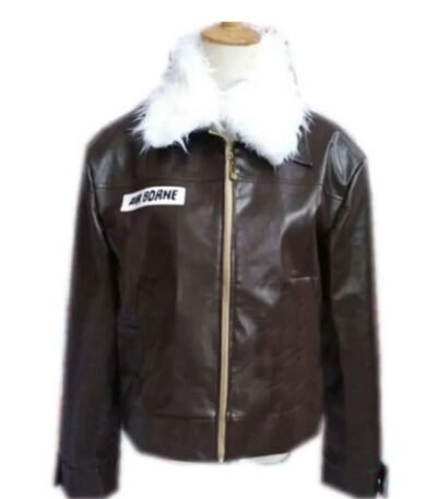 Terry Bogard King Of Fighters Brown Leather Jacket