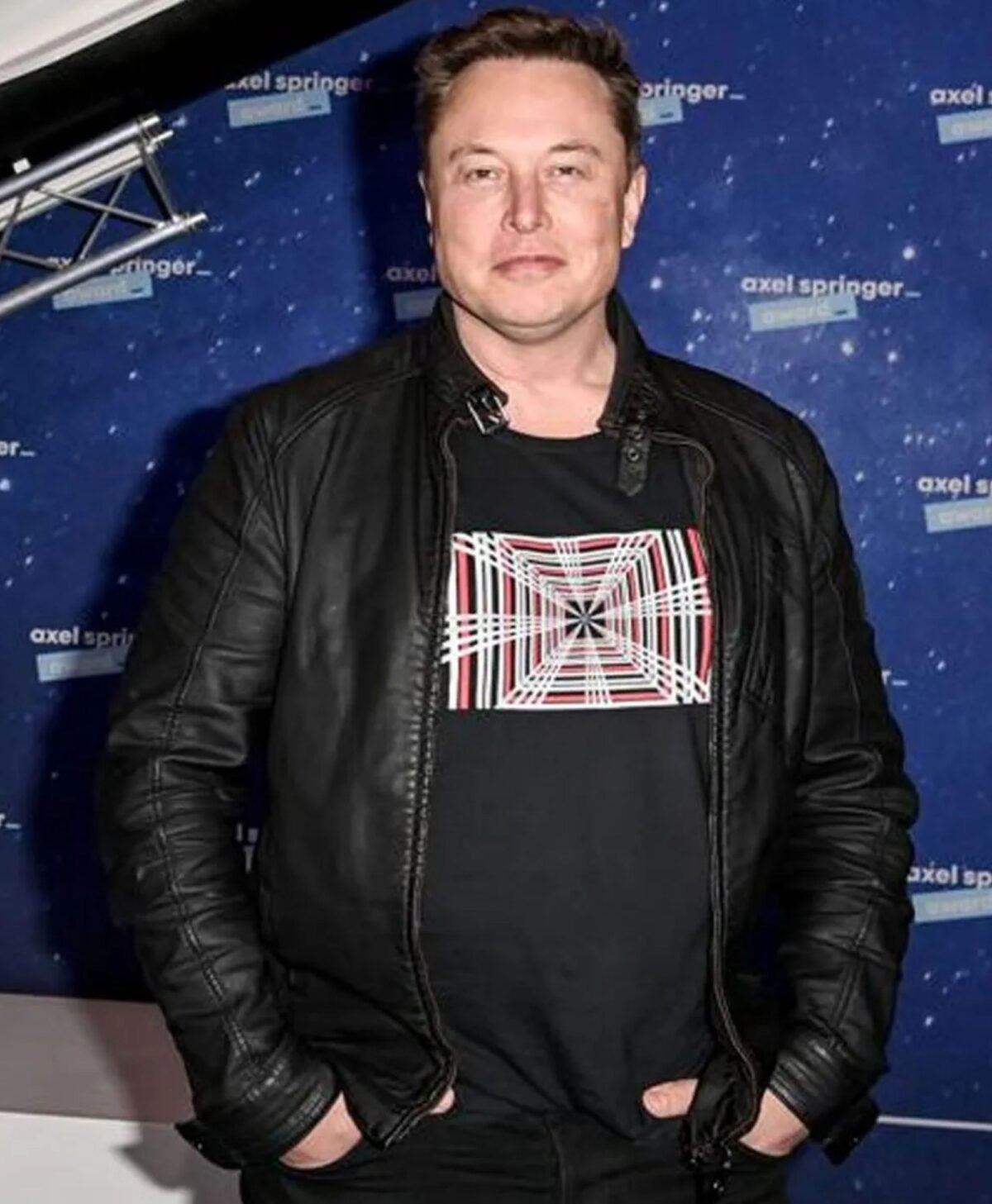 Tesla Event Elon Musk Leather Jacket