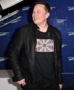 Tesla Event Elon Musk Leather Jacket