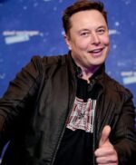 Tesla Event Elon Musk Leather Jacket